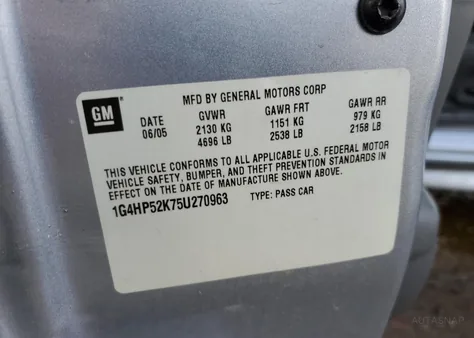 1G4HP52K75U270963